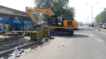 Rusau: Gwamnati ta rushe kasuwar 'Jagwal' a Maiduguri (Hotuna)