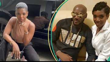 “Just remembered Annie idibia”: Lady chokes on laughter as she prays for actress’ marriage to 2baba