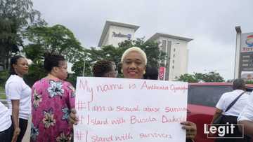 HAPPENING NOW: Biodun Fatoyinbo arrives church, wife delivers sermon as protests rock COZA