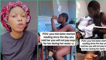 "No Expo": Nigerian girl who registered for WASSCE reads zealously after sister shunned malpractice