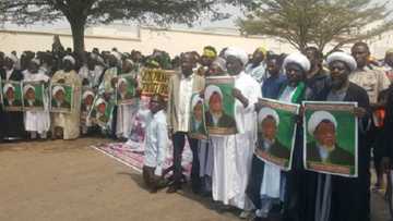 El-Zakzaky; Mabiya Shi'a sun garzaya ofishin jakadancin Amurka, hotuna