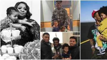 Wizkid's Zion shares photos with singer's parents, close family and friends as he marks 4th birthday