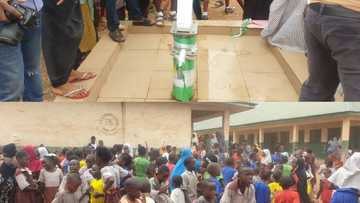 Emotional scenes in FCT suburb as pupils jubilate over first borehole 11 years since establishment