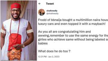 “What does he do?” Nigerian lady reacts to BBNaija’s Frodd buying multi-million naira house, luxury cars