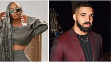 Shoot your shot: Nigerians urge Toke Makinwa as she warns rapper Drake not to break her heart