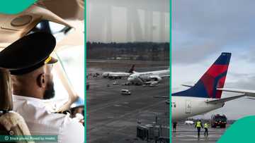 Scared lady cancels her flights after tails of two aircraft collide in US Airport