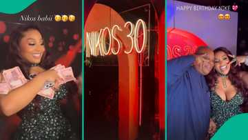 Davido’s cousin Nikos Babii marks 30th birthday with lavish party, Gov Adeleke, others in attendance