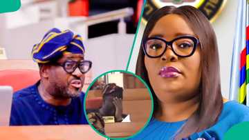 Hon. Mojisola Meranda: Desmond Elliot breaks down in tears as Lagos speaker resigns, “Baddest actor”