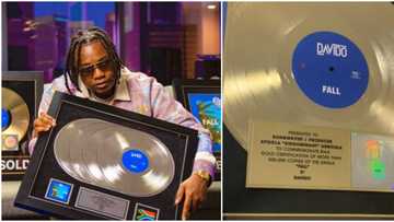 Kiddominant receives RIAA plaque for co-writing Davido's Fall after it was certified gold