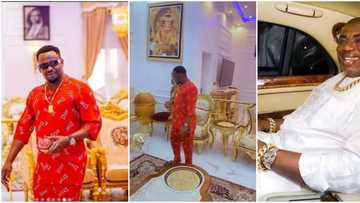"I'll never be poor in life": Video of Zubby Micheal's visit to billionaire Mohammed Adah's mansion goes viral