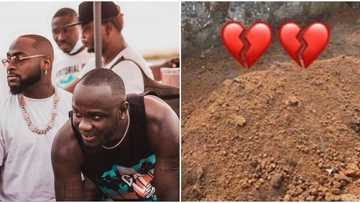 Crowd troops out as Davido's manager Obama DMW is finally laid to rest