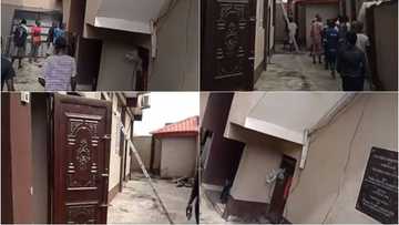 Breaking: Residents scamper for safety as fire breaks out at Apostolic Church in Lagos