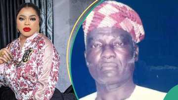 Bobrisky continues to mourn, reveals his new father: "No one to disturb my phone with calls no more"