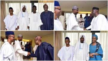 Tsohon Sarkin Kano Sanusi II ya gana da Fasto Bakare, Gwamna El-Rufai a Legas