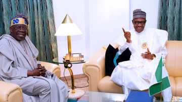 Yanzu-yanzu: Tinubu ya kai wa Buhari ziyara (Hotuna)