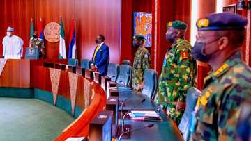 Da duminsa: Shugaba Buhari ya shiga zama majalisar tsaron Najeriya