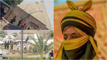 Har yanzu ana kan ginin sabon muhallin Sanusi II, ana yiwa gidan fenti