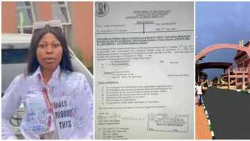 Lady who wore 'aggressive malpractice' shirt during signing out in trouble as UNIBEN investigates her results