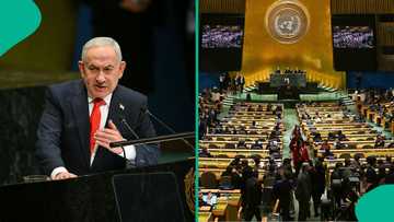 Dozens of delegates from multiple countries walk out as Israel PM Netanyahu addresses UNGA