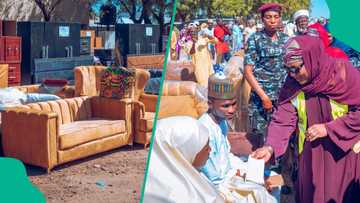 Hotuna: Gwamnati ta aurar da zawarawa da marayu, sun samu kayan daki a Zamfara