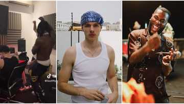 German musician flies to Nigeria for feature with Burna Boy, hits studio with singer in Lagos, video trends