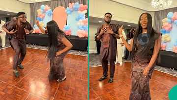 Couple who waited 13 years before having triplets celebrate their 1st birthday in grand style