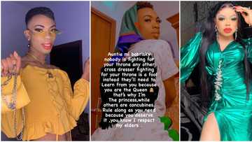 Game of thrones: James Brown assures fellow crossdresser Bobrisky, says no one is coming for his spot