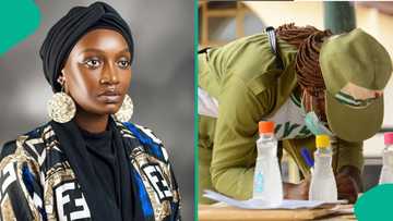 Actress Adaeze Eluke frowns at viral video of female corps member being beaten, stripped in Anambra