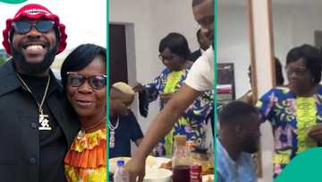 “No excuses to miss goals”: Moment Odumodu’s mum anoints Osimhen, Boniface after Egusi feast trends