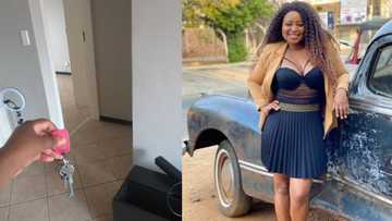 Woman joins 2020 homeowners club as she buys herself a beautiful house, many react to the great achievement