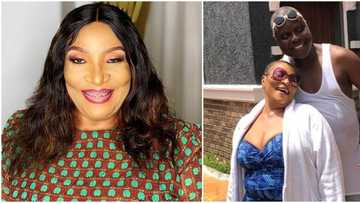 Actress Ngozi Nwosu shares sweet photo of herself with Dele Odule in swimsuits