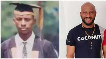 Nollywood actor Yul Edochie shares throwback photo from matriculation 22 years ago