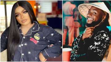 You're not his spec: Hilarious reactions as Bobrisky gushes over Davido's personality and good heart