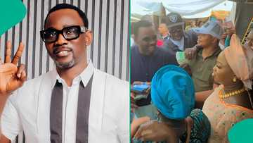 Pasuma rejoices with his younger sister who experienced child delay for a decade, makes money rain