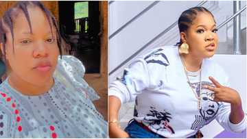 Someone is benefitting from it: Toyin Abraham warns fans against fighting colleagues on her behalf