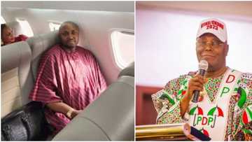 “Una won use Juju do campaign”: Dele Momodu shares photo of Davido’s Isreal on Atiku’s wife’s entourage