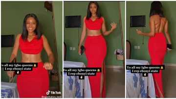 “You’re the Most Beautiful”: Tall and Curvy Ebonyi Lady Shares Video of Sweet Dance, Trends Online