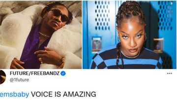 Let it end there: American rapper Future calls Tems’ voice amazing on social media, Nigerians react