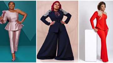 8 times Funke Akindele proved she is the queen of power-dressing in two-piece pant sets