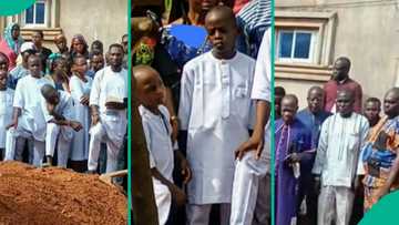 Boy's behaviour at mother's funeral draws attention in video: "Look closely"