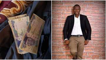 Na who get enough dey forget money for pocket: Nigerian man shares the 'huge' amount he found in his cloth