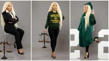 Smart lady celebrates being graduate, narrates how people wanted her to change, shares photos