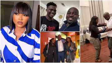 Actress Mercy Aigbe reacts as hubby Adekaz shares sweet video of him reuniting with his kids from 1st wife