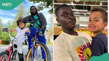 “Allow him to lead, you will enjoy him”: Oyinbo jubilates as her Nigerian husband accepts her son