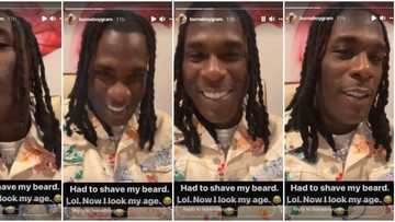African Giant turn princess: Burna Boy shaves off beards, flaunts new look in video