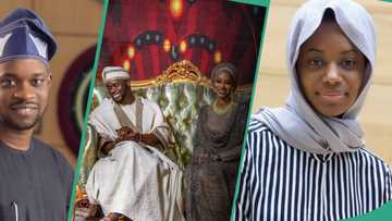 Emir Sanusi’s daughter Yusra Khadija and her husband dance together in Yoruba attire