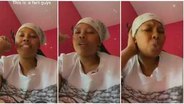 Rare video shows beautiful South African lady praising Nigerians, says "they are leading in everything"