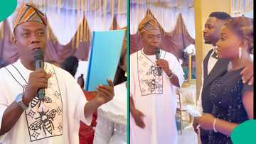 Nigerian man gives his daughter and husband 4 bedroom house on their wedding day