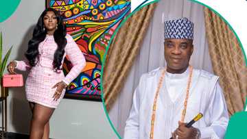 K1 De Ultimate and Eniola Badmus trend over dramatic dance moment stage as singer warns actress