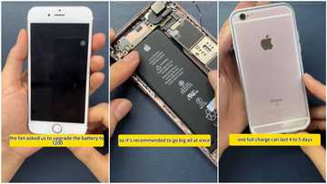 Man upgrades old iPhone 6s to match 14 pro max, installs strong battery, increases its memory to 256G